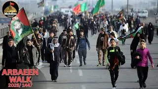 #LIVE 🔴NAJAF TO KARBALA ARBAEEN WALK | Safar E Ishq E Hussain a.s. | 7 SAFAR 2025/1447H