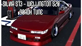 Silvia S13 (Wellington S20) 90adh Tune - Smooth Tandems - CarX Drift Racing Online