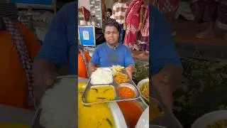₹50 Pure Veg Thali @ Sambalpur Railway Station &ndash; Budget Friendly Meal 🍛#shorts #vegthali #odisha