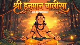 Shree Hanuman Chalisa Lofi | 5 AM Morning Mantra | Meditation & Focus