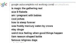 Google Autocomplete Not Working Correctly
