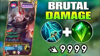 SUPREME FARAMIS TRY THIS BUILD 1 HIT BUILD 2025😱🔥(RECOMMEND BUILD DAMAGE) MLBB