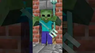 Ha-hA-Ha-hA-Ha-hA-Ha-hA! 🤣 | Zombie vs Villager #minecraft