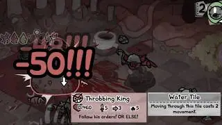 Mewgenics - Throbbing King destroyed by OVERPOWERED Monk