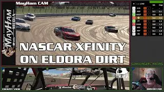NASCAR XFINITY on Dirt at Eldora, iRacing