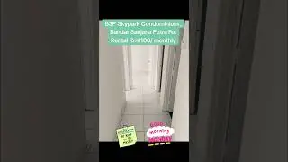 BSP Skypark Condominium , Bandar Saujana Putra For Rental Rm 1100. 1048sqft 3R 2 BR. 2 c/park. #iqi