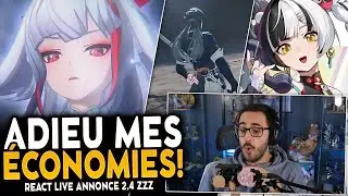 Hoyoverse va me RUINER ! | React Live annonce 2.4 | Zenless Zone Zero