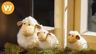 Osterl&auml;mmchen  - s&uuml;sse kleine Sch&auml;fchen filzen (mit Anleitung!)