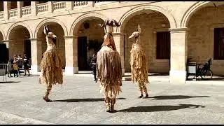 Theatre of the Ancients Giant Puppet Dance at Teresetes Festival, Mallorca, 2021