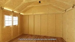 Transform Your Yard with the Best Barns New Castle 16x12 Wood Shed Kit - ALL Pre-Cut