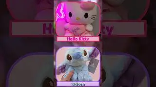 Hello Kitty VS Stitch - WOULD YOU RATHER? 💙💗 #wouldyourather #wouldyourathergame #shorts #10mviews