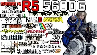 Ryzen 5 5600G in 2026 : Test in 25 Games - Gaming Test in 2026