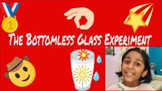 The Bottomless Glass experiment-Lavina TriXX-Fun Physics Experiment