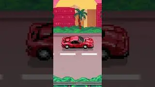 Miami Advice: Pixel Art Intro Animation (Miami Vice Comedy Show)