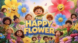 The Happy Flower Song | Sing Along with Me | Nursery Rhymes & Kids Songs - applelemon
