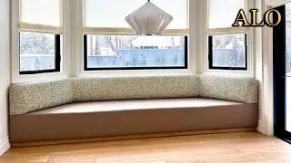 How to Upholster a Kitchen Banquette for a Custom Built-In Look- ALO Upholstery
