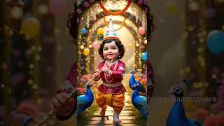 Kanha ji🙏🌺 #bhajanshaamsavere #cute #ai #krishna #shorts #radhekrishna #janmashtami