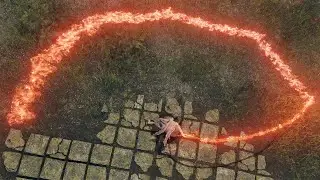 Elden Ring Giant's Red Braid Max Upgraded Combat Gameplay