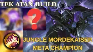 Wild Rift MordeKaiser | &bull;Tek Atan Build Jungle Gameplay&bull;
