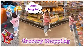 Our 2yr old went for GROCERY SHOPPING | Nagdala ng sarili nyang pushcart 😂 | THE Bearhees Vlogs