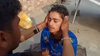 Smooth Head Massage by Mr Billu Barber | Stress Relief Techniques #asmr #usa 