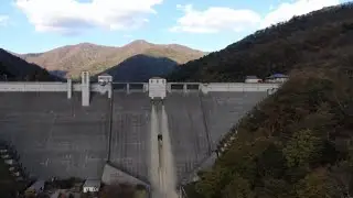 #ドローン＃空撮#ダム#Shimaonsen      四万温泉　奥四万ダム　四万ブルー空撮