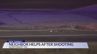 Neighbor helps after shooting