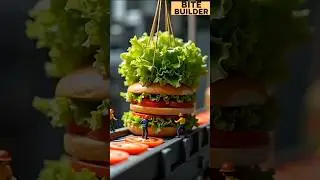Mini people making Giant Burger #miniature #bigfood #shorts #shortsvi #flavorfulminiatures