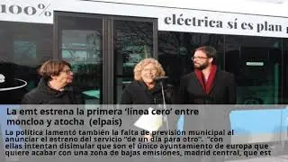 la emt estrena la primera &lsquo;linea cero&rsquo; entre moncloa y atocha  (elpais)