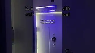 3 cool shower features😍 #shorts #bathroomdesign #bathroomdesignideas #bathroomrenovation #shower