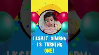 🎉 Digital Birthday Invitation Card | #shorts