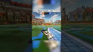 Never Break Rule One In Rocket League! 🙀 #rocketleague #rl