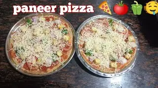 Bina oven Bina maide se banae ghar per crispy and tasty pizza 🍕🫑🤤🍕#pizza#recipe#recipe# videos 