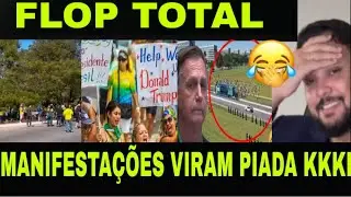 DEU RUIM!! Manifesta&ccedil;&atilde;o Para SALVAR BOLSONARO foi um Grande FIASCO kkkkk Flopou