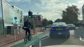 Fareham - Portsmouth Drive, October 2023 (via M27, M275, Victoria Road & Pompey Store)