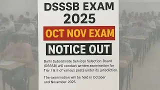 dsssb exam date #Grade-IV #tgt #peon #sweeper other posts #dsssbvacancy2025 #dsssbexam | Ajay Mathur