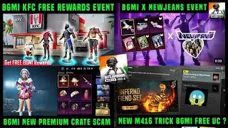 BGMI X KFC FREE REWARDS EVENT | NEW PREMIUM CRATE #bgmi