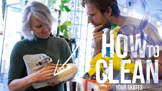 Cleaning Skates with Mom // Inline Skating