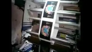 FOUR COLOR FLEXO PRINTING WITH TENSION CONTROLLER BY POLY FLEX INDUSTRIES MUMBAI INDIA