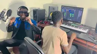 TY Jordan in the studio making a new song with producer @ndandihills 🔥