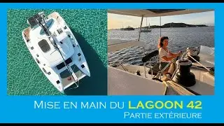 Présentation du catamaran lagoon 42 - partie extérieure