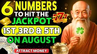 6 LUCKY NUMBERS to Hit The Jackpot 💰 on August 1st, 3rd & 5th 2025! Buddhist Teachings