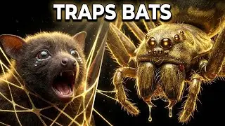 Giant Cave Spiders That Trap Bats in Silk Prisons | Shocking Footage