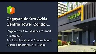 Cagayan de Oro Avida Centrio Tower Condo-For Sale