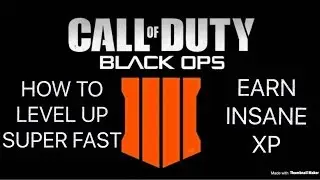 How To Level Up Fast In BO4 Beta
