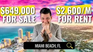 What $649,000 gets YOU in Miami | Miami Beach Townhome Tour ($2,500 Rent)