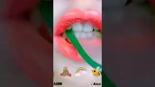 #ASMR satisfying closer food alovera eating sound #muckbang