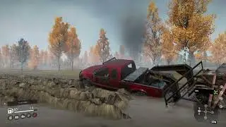 Snowrunner tuff truck challenge towing 2002s/ ford 7.3 powerstroke part 2