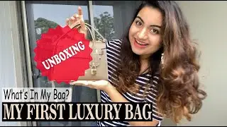 My First Luxury Bag I What's In My Bag I Unboxing I Teddy Blake New York