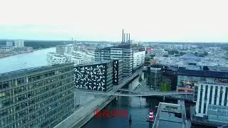 丹麥,哥本哈根,Copenhagen Island Hotel 面向東南,海面景觀